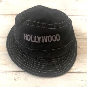 Toddler Black Bucket Hat Hollywood Souvenir Hat Baby Toddler Size